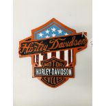 HARLEY DAVIDSON US FLAG PLAQUE (R)