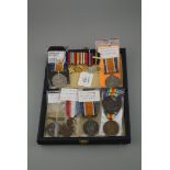 A collection of WWI medals, to include Oxon & Bucks, 1st Cycle Corps (South Africa), 31st Canadian