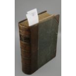 Miles, Henry Downes, ' The book of field sports' , Volume 1 with half calf binding and gilt entitled