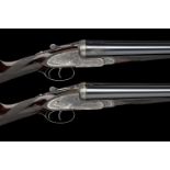 HENRY ATKIN LTD. A PAIR OF 12-BORE 'THE RALEIGH' SIDELOCK EJECTORS, serial no. 2696 / 7, 28in. nitro