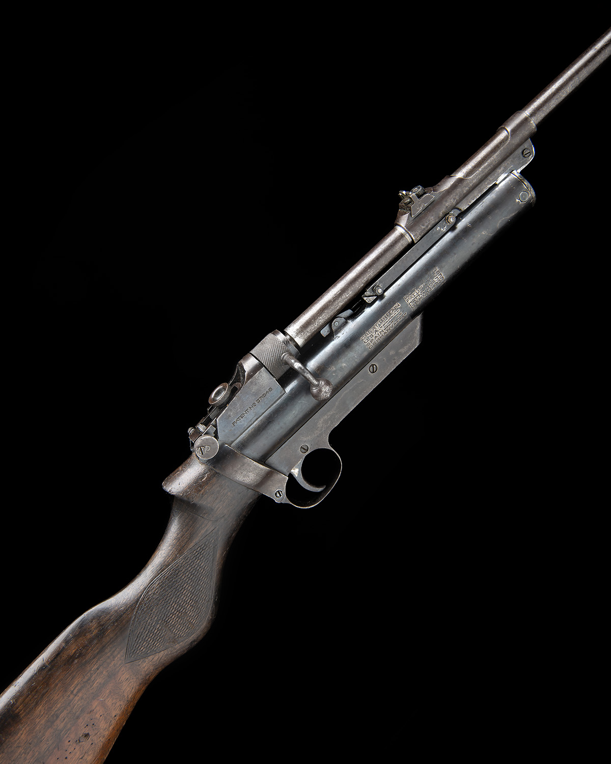 WEBLEY & SCOTT, BIRMINGHAM A .22 BARREL-COCKING AIR-RIFLE, MODEL 'SERVICE MKII', serial no. S5807,