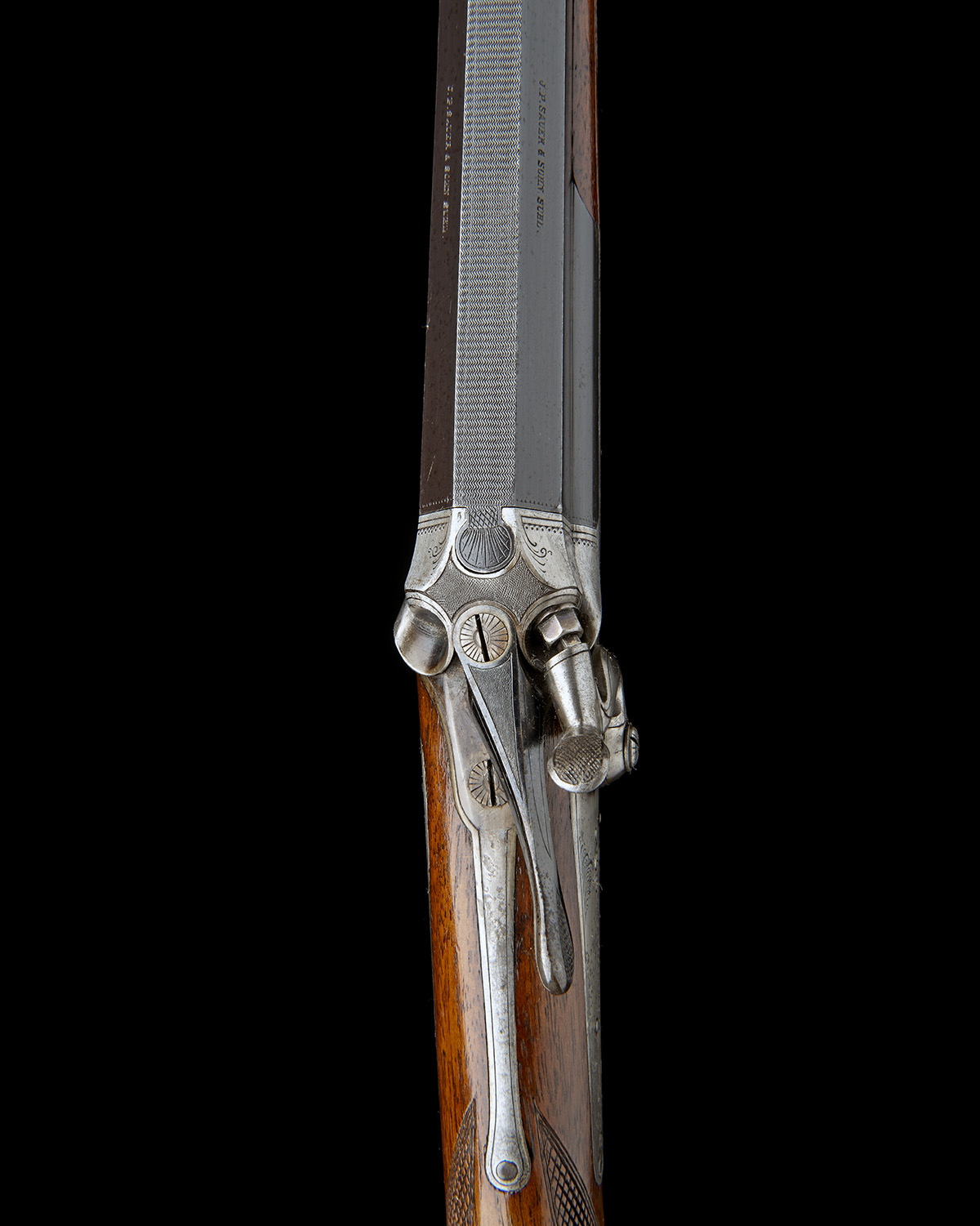 J.P. SAUER & SOHN (SUHL) AN 11,5X60R SINGLE-BARRELLED TOPLEVER HAMMER RIFLE, serial no. 51744, - Image 6 of 8