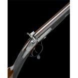 SAMUEL NOCK, LONDON A 14-BORE PINFIRE DOUBLE-BARRELLED SPORTING-GUN, no visible serial number, circa