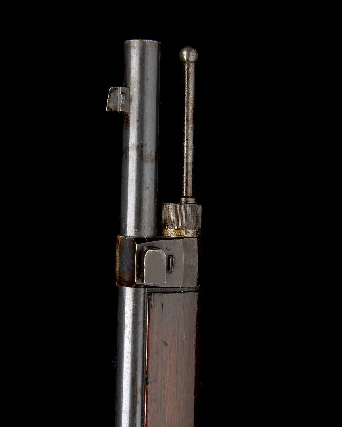 DANZIG ARSENAL, GERMANY AN 11mm (MAUSER COMMISSION) BOLT-ACTION REPEATING RIFLE MODEL 'MAUSER M71/ - Image 6 of 7