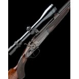 MANTON & CO. A 7X57R SINGLE-BARRELLED SIDELEVER HAMMER EJECTOR RIFLE, serial no. 06656, 27in.