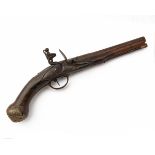 T. PROBIN, BIRMINGHAM A 28-BORE FLINTLOCK SASH-PISTOL, no visible serial number, first half of the