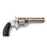 E. REMINGTON, USA A .38 RIMFIRE FIVE-SHOT POCKET-REVOLVER, MODEL 'REMINGTON SMOOT', no visible