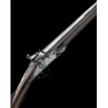 EX W. KEITH NEAL: THWAIT & COOMBS, BATH A FINE 10-BORE FLINTLOCK SILVER-MOUNTED SPORTING MUSKET,