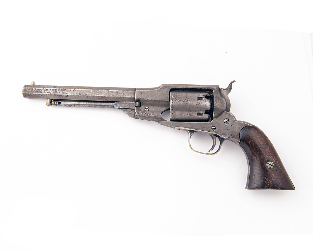 REMINGTON, USA A SCARCE .36 PERCUSSION SINGLE-ACTION REVOLVER, MODEL 'REMINGTON-BEALS NAVY', - Image 2 of 2