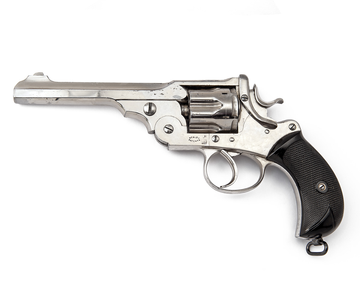 WEBLEY FOR ARMY & NAVY C.S.L, LONDON A .455 DOUBLE-ACTION REVOLVER, MODEL '1889 W.G.'. serial no.