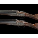 AYA A LITTLE USED PAIR OF 12-BORE 'MODEL 25' HAND-DETACHABLE SIDELOCK EJECTORS, serial no.