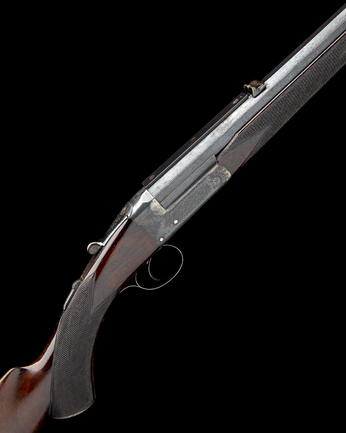 WESTLEY RICHARDS & CO. A .22 HORNET SINGLE-BARRELLED HAMMERLESS EJECTOR ROOK RIFLE, serial no. 6779,