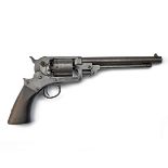 STARR, USA A .44 PERCUSSION DOUBLE-ACTION MARTIAL REVOLVER, MODEL '1858 ARMY', serial no. 10619,