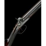 GASQUOINE & DYSON, MANCHESTER A 13-BORE PERCUSSION DOUBLE-BARRELLED SPORTING-GUN, serial no. 1430,