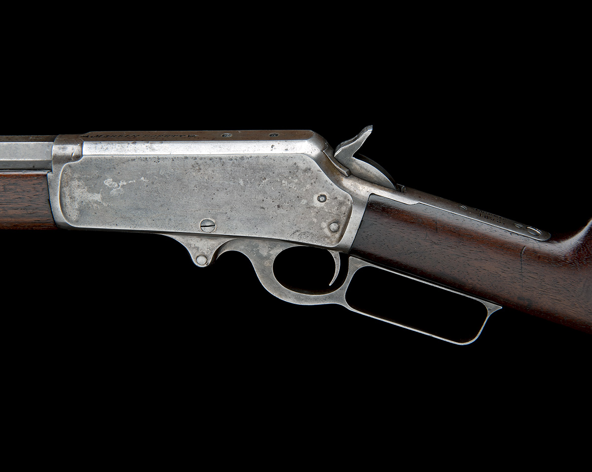 MARLIN, USA A .32-40 (W&B) LEVER-ACTION REPEATING SPORTING-RIFLE, MODEL '1893', serial no. 307248, - Image 4 of 6