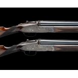 VICTOR SARASQUETA A RARE MATCHED PAIR OF 12-BORE 'MODEL 14' DOUBLE-TRIGGER OVER AND UNDER SIDELOCK