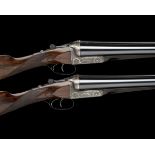 WILLIAM EVANS A PAIR OF 12-BORE BOXLOCK EJECTORS, serial no. 11937 / 8, 28in. nitro barrels, ribs