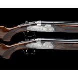 P. BERETTA A PAIR OF 20-BORE 'MOD. S687 EELL' SIDEPLATED OVER AND UNDER EJECTORS, serial no. F88348B