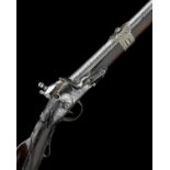 AN 18-BORE FLINTLOCK MUSKET WITH WHITE METAL MOUNTS, SIGNED TOWER, no visible serial number, circa