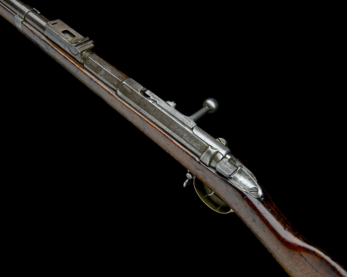 DANZIG ARSENAL GERMANY AN 11mm (MAUSER COMMISSION) BOLT-ACTION SERVICE-RIFLE, MODEL 'M71 MAUSER', - Image 3 of 7