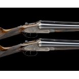 JAMES LANG & CO. A SCARCE, MATCHED PAIR OF 12-BORE 'IMPERIAL EJECTOR' SIDELOCK EJECTORS, serial