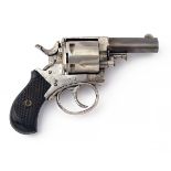 A .442 (BOXER) FIVE-SHOT DOUBLE-ACTION POCKET REVOLVER, UNSIGNED, MODEL 'BRITISH BULLDOG', serial