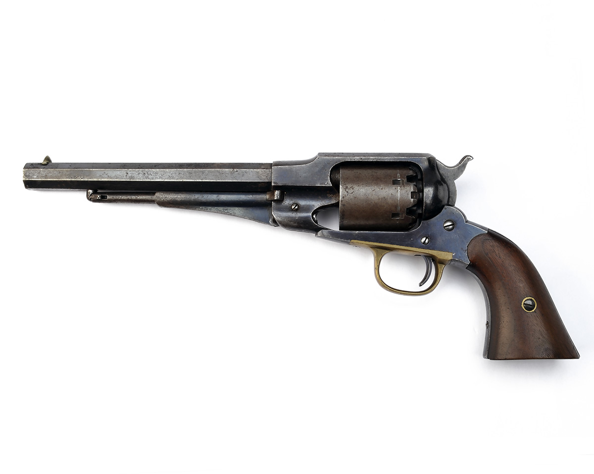 E. REMINGTON & SONS, USA A GOOD .44 PERCUSSION SIX-SHOT REVOLVER, MODEL '1858 NEW MODEL ARMY', - Image 2 of 3