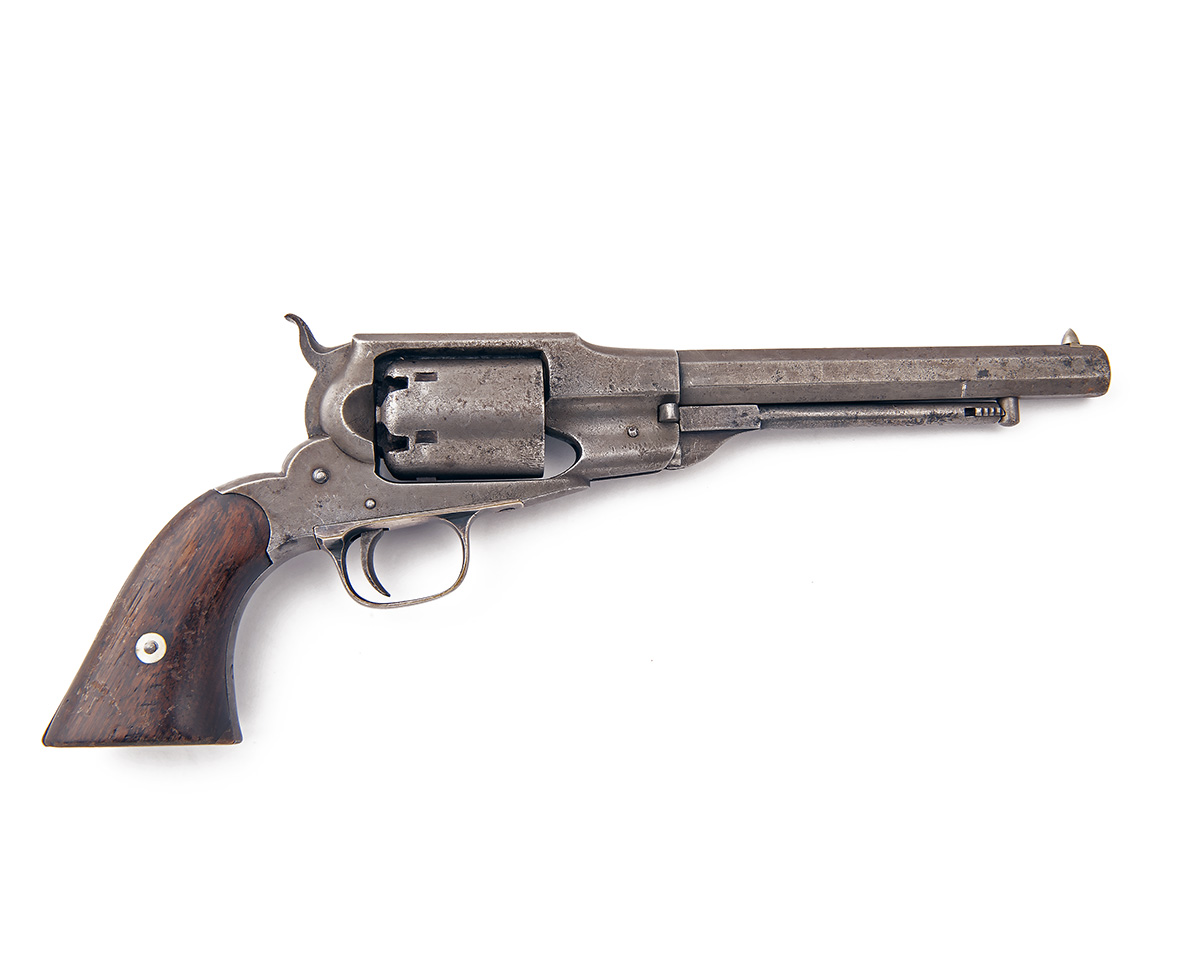 REMINGTON, USA A SCARCE .36 PERCUSSION SINGLE-ACTION REVOLVER, MODEL 'REMINGTON-BEALS NAVY',