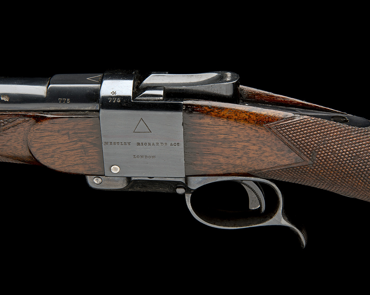 WESTLEY RICHARDS, LONDON A .450 (NO.2 MUSKET) TRANSITION MODEL FALLING-BLOCK SPORTING RIFLE, - Image 5 of 6