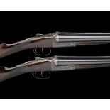 DAVID MCKAY BROWN A FINE PAIR OF MOORE-ENGRAVED 20-BORE ROUND-ACTION TRIGGERPLATE-ACTION EJECTORS,