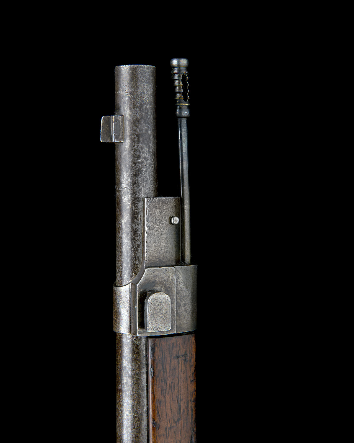 DANZIG ARSENAL GERMANY AN 11mm (MAUSER COMMISSION) BOLT-ACTION SERVICE-RIFLE, MODEL 'M71 MAUSER', - Image 5 of 7