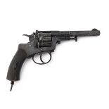 A 9.4mm (DUTCH) SIX-SHOT REVOLVER SIGNED 'L.A.M.', MODEL 'GASSER TYPE', no visible serial number,