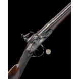 EX W. KEITH NEAL: BATES, LONDON A FINE 24-BORE FLINTLOCK DOUBLE-BARRELLED SPORTING GUN, serial no.