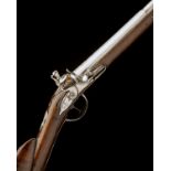 A .690 FLINTLOCK CARBINE OF MILITARY STYLE, UNSIGNED, no visible serial number, German circa 1730