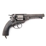 LONDON ARMOURY CO. A 54-BORE PERCUSSION SINGLE-ACTION SIDE-HAMMER REVOLVER, MODEL 'KERR'S PATENT',