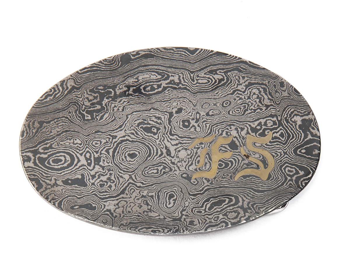 C.A.S. IBERIA A RARE CASED LIMITED EDITION DAMASCUS HAND ENGRAVED KNIFE, MODEL 'F.S. SPECIAL - Image 2 of 3