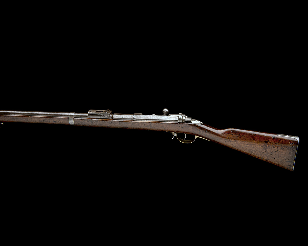 DANZIG ARSENAL GERMANY AN 11mm (MAUSER COMMISSION) BOLT-ACTION SERVICE-RIFLE, MODEL 'M71 MAUSER', - Image 2 of 7