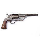 ALLEN & WHEELOCK, USA A RARE .44 PERCUSSION SIX-SHOT REVOLVER, MODEL 'CENTRE-HAMMER ARMY', serial