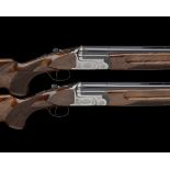 AYA A PAIR OF 12-BORE 'MD-6' SINGLE-TRIGGER OVER AND UNDER EJECTORS, serial no. 605 / 6, 32in. nitro