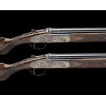 E.J. CHURCHILL A FINE PAIR OF BANKS-ENGRAVED 20-BORE 'PREMIERE' SINGLE-TRIGGER OVER AND UNDER