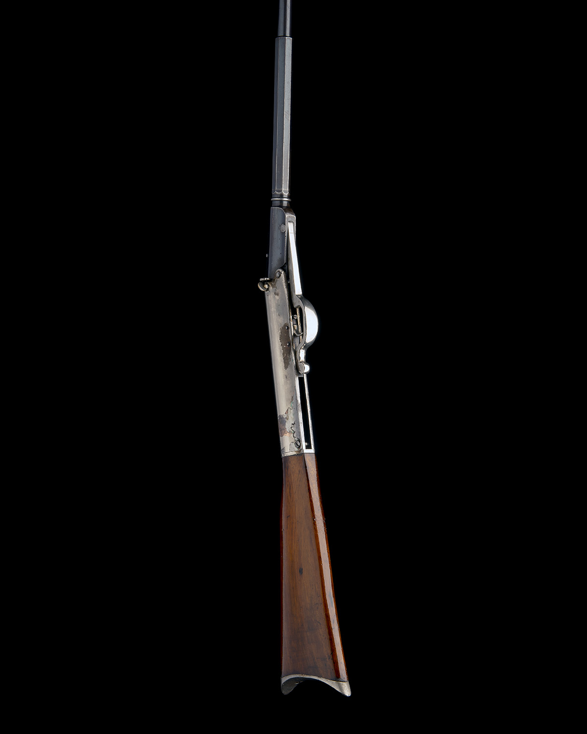 LANGENHAM, GERMANY A RARE .177 & 9mm (FLOBERT) BREAK-BARREL CONVERTIBLE AIR-RIFLE, MODEL 'ARBENZ - Image 3 of 8