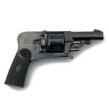 A .320 (SHORT REV) HAMMERLESS FIVE-SHOT POCKET REVOLVER, UNSIGNED, serial no. 610, of velo-dog style