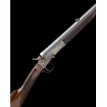 WILLIAM EVANS (FROM PURDEY'S) A CASED .297 / .250 (ROOK) SINGLE-BARRELLED SIDELEVER HAMMER ROOK &