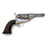 COLT, USA A .38 RIMFIRE FIVE-SHOT POCKET-REVOLVER, MODEL 'COLT 3 1/2 ROUND BARREL WITHOUT