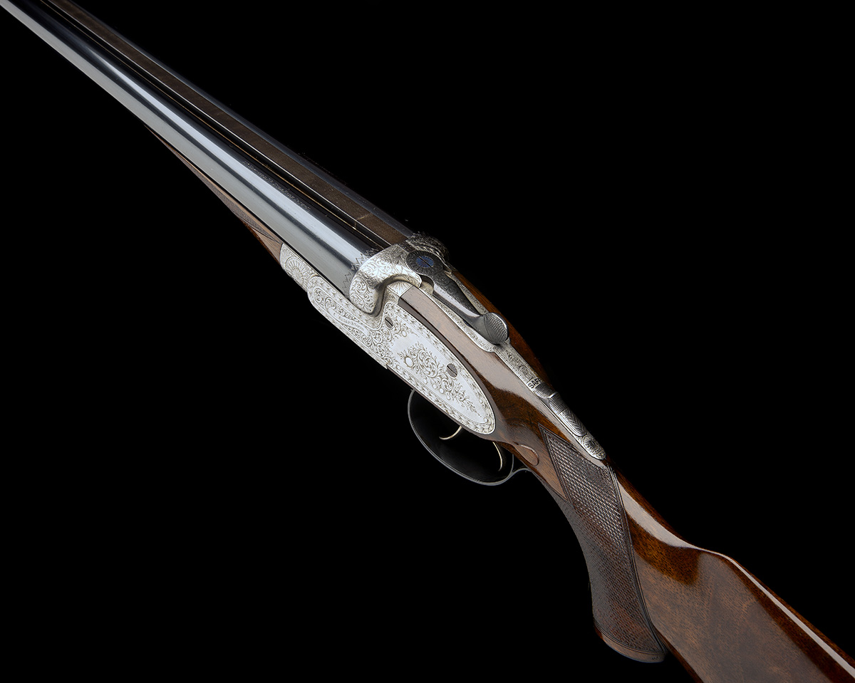 CHARLES HELLIS & SONS A 12-BORE (3IN.) SIDELOCK NON-EJECTOR PIGEON / WILDFOWLING GUN, serial no. - Image 7 of 8