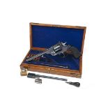 MANTON & CO, LONDON & CALCUTTA A FINE CASED .455 & .22 (L/R) TARGET REVOLVER, MODEL 'W.G. 1896