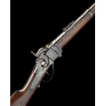 SHARPS, USA A .52 PERCUSSION BREECH-LOADING CARBINE, MODEL '1863 NEW MODEL', serial no. C,7639,