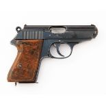 WALTHER, GERMANY A 7.65mm SEMI-AUTOMATIC SERVICE-PISTOL, MODEL 'PPK', serial no. 288298K, World
