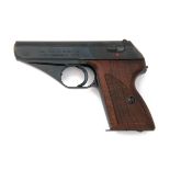 MAUSER, GERMANY A SCARCE 7.65mm SEMI-AUTOMATIC PISTOL, MODEL 'HSC', serial no. 953731, just post