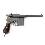 MAUSER, GERMANY A 7.63 (MAUSER) SEMI-AUTOMATIC PISTOL, MODEL 'C96 PRE-WAR COMMERCIAL', serial no.